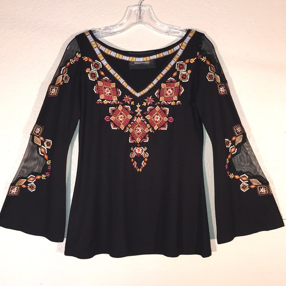 NWT Vintage Collection Bell Sleeve Top - Picture 1 of 4